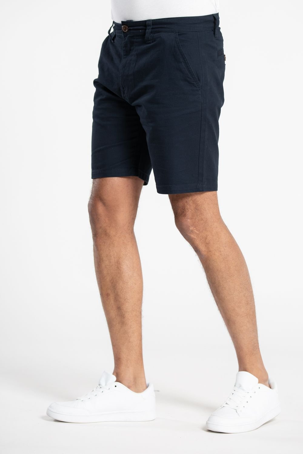 Tokyo Laundry Tokyo Laundry Men's Cotton Chino Shorts in Dark Navy - 3