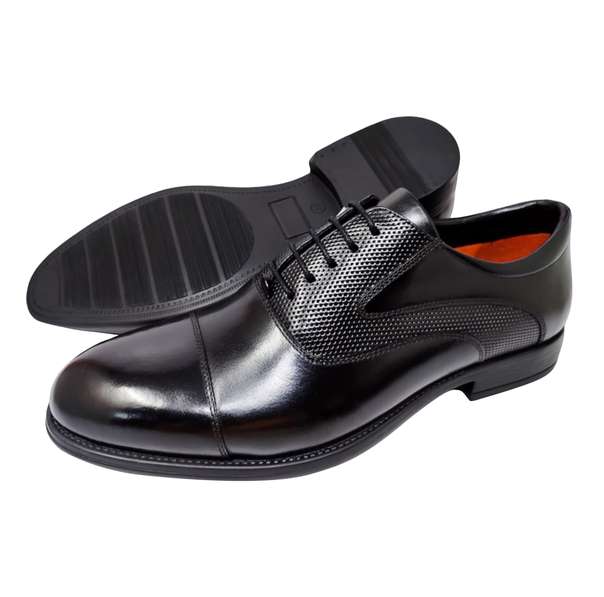 LB COMFORT LB COMFORT Men's Blake Leather Shoes in Black
