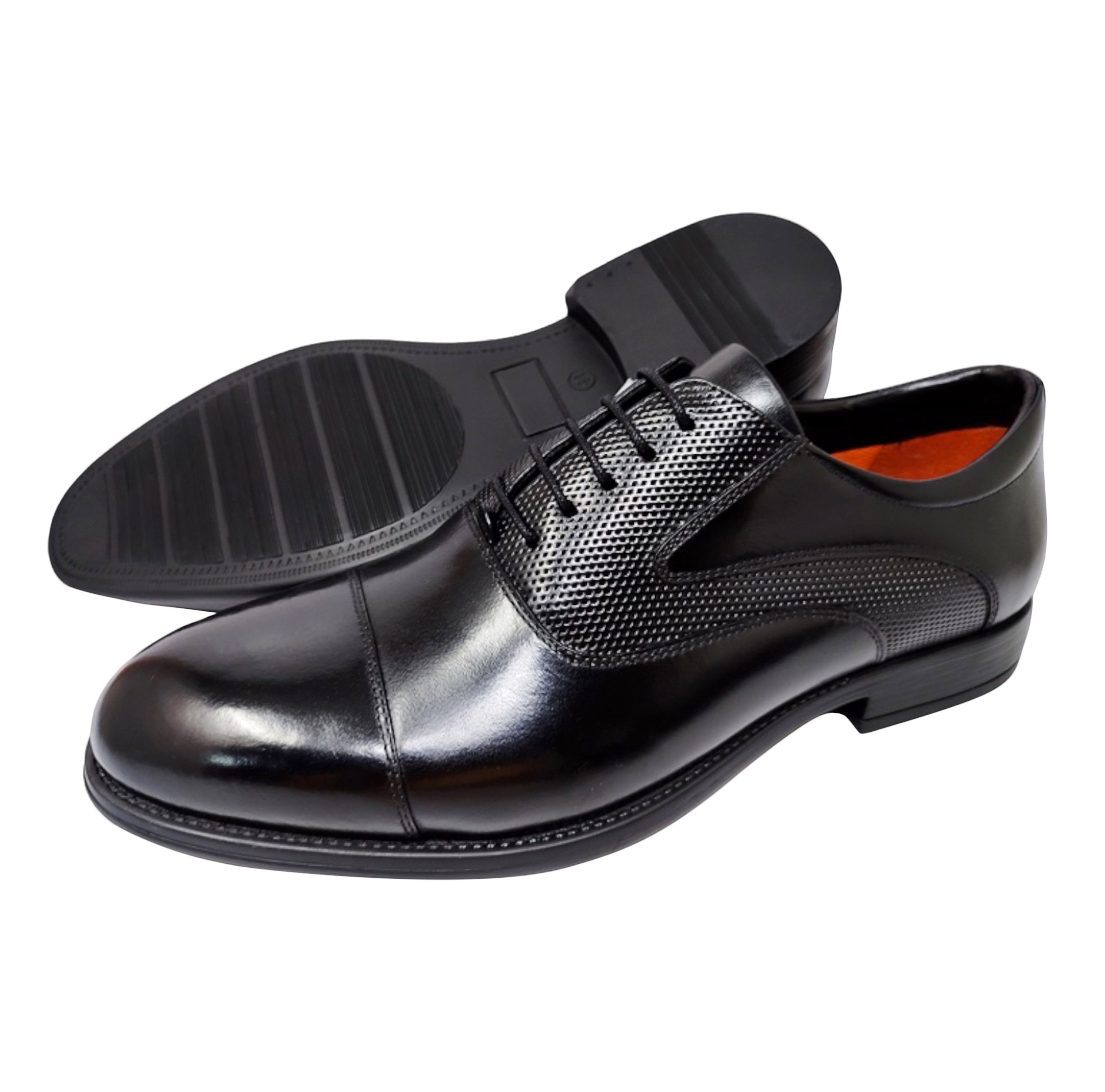 LB COMFORT LB COMFORT Men's Blake Leather Shoes in Black - 2