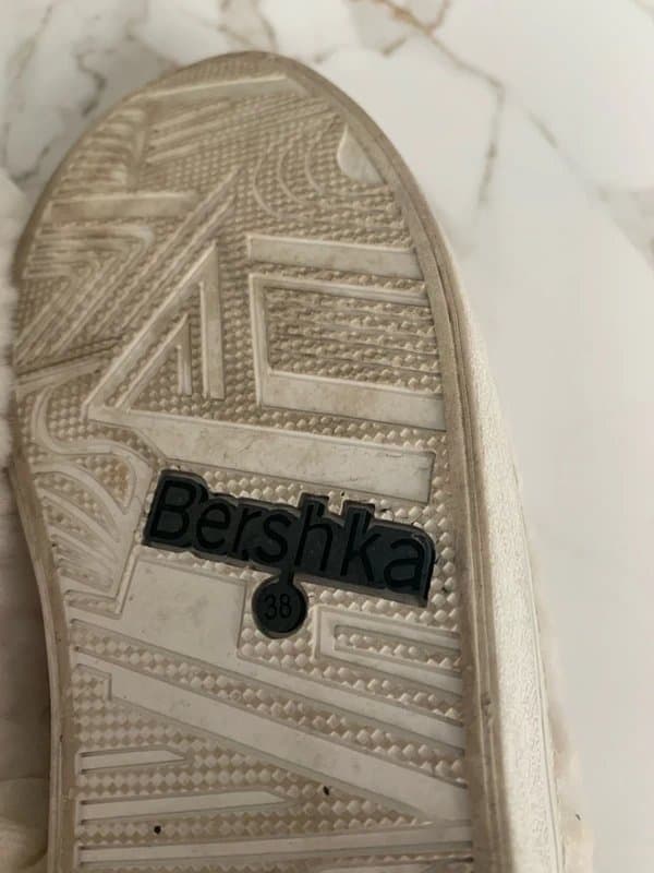 Bershka Ladies cream lace shoes