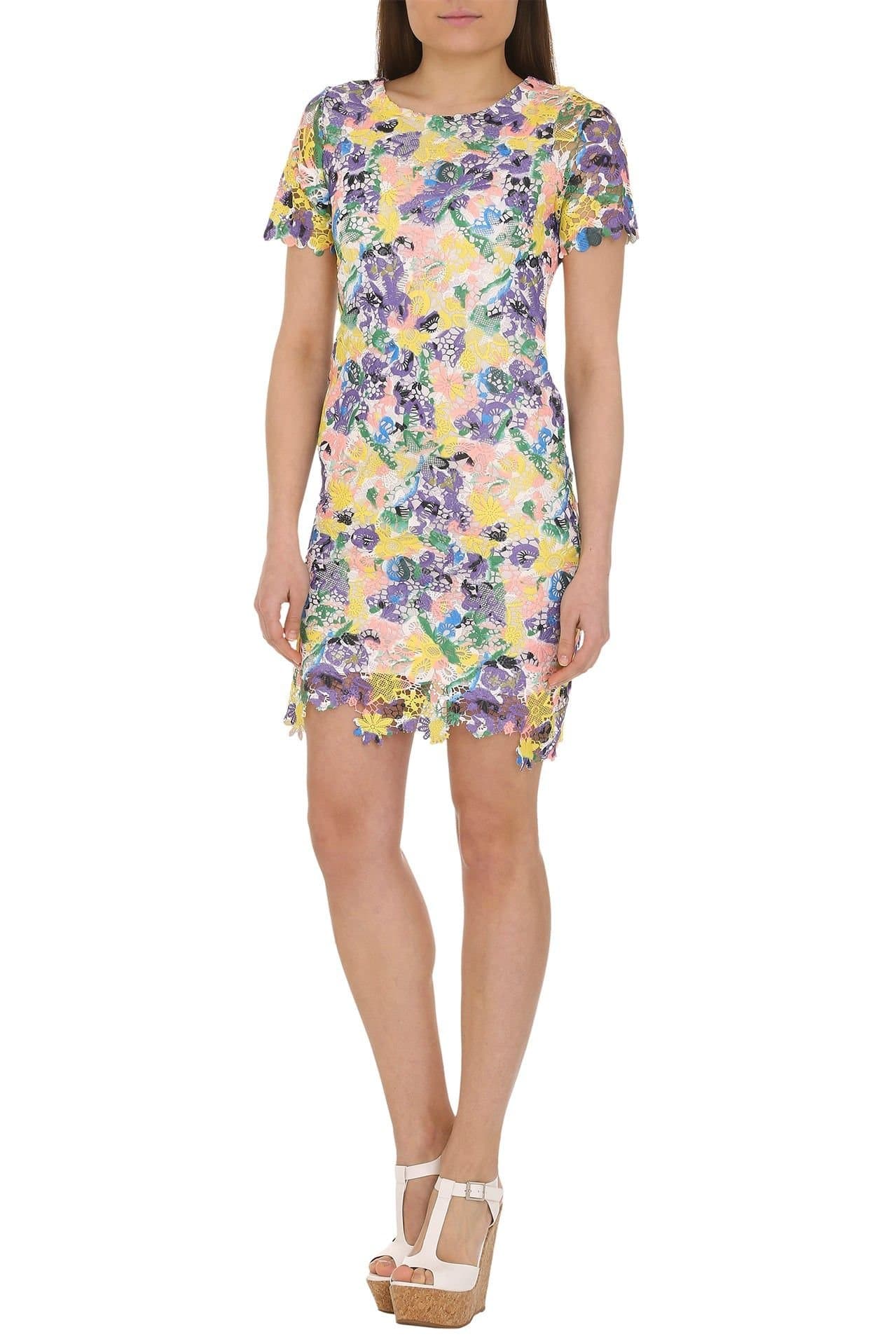 Cutie London Cutie London Women's Floral Lace Shift Dress