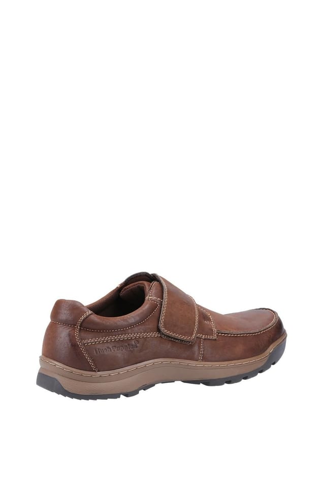 Hush Puppies Hush Puppies Men's 'Casper' Leather Touch Fastening Shoes in Brown - 2