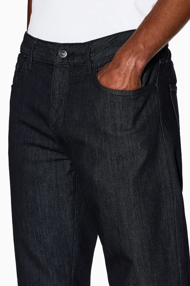 Armani Exchange Armani Exchange Men's Comfort Slim Fit Denim Black - 2