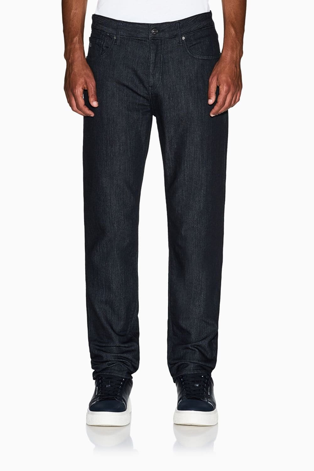 Armani Exchange Armani Exchange Men's Comfort Slim Fit Denim Black - 4