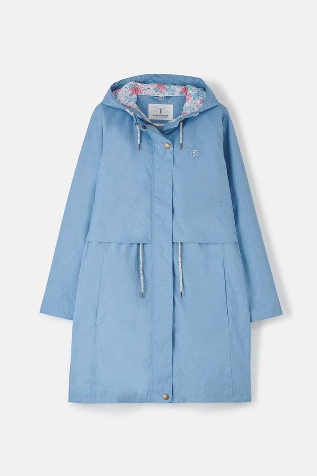 Lighthouse Clothing Lighthouse Clothing Women's Pippа Waterproof Coat in Blue - 2