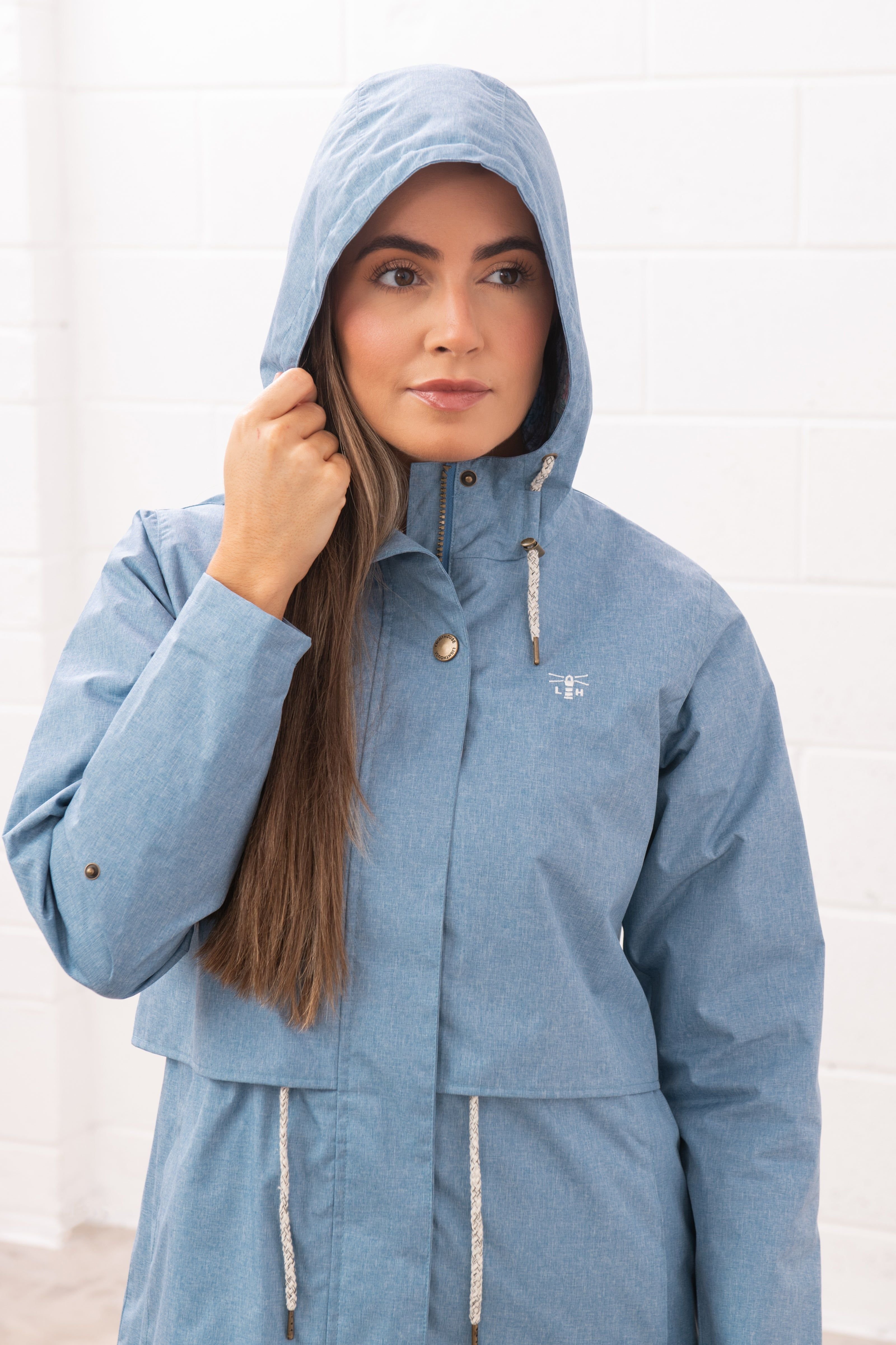 Lighthouse Clothing Lighthouse Clothing Women's Pippа Waterproof Coat in Blue - 4