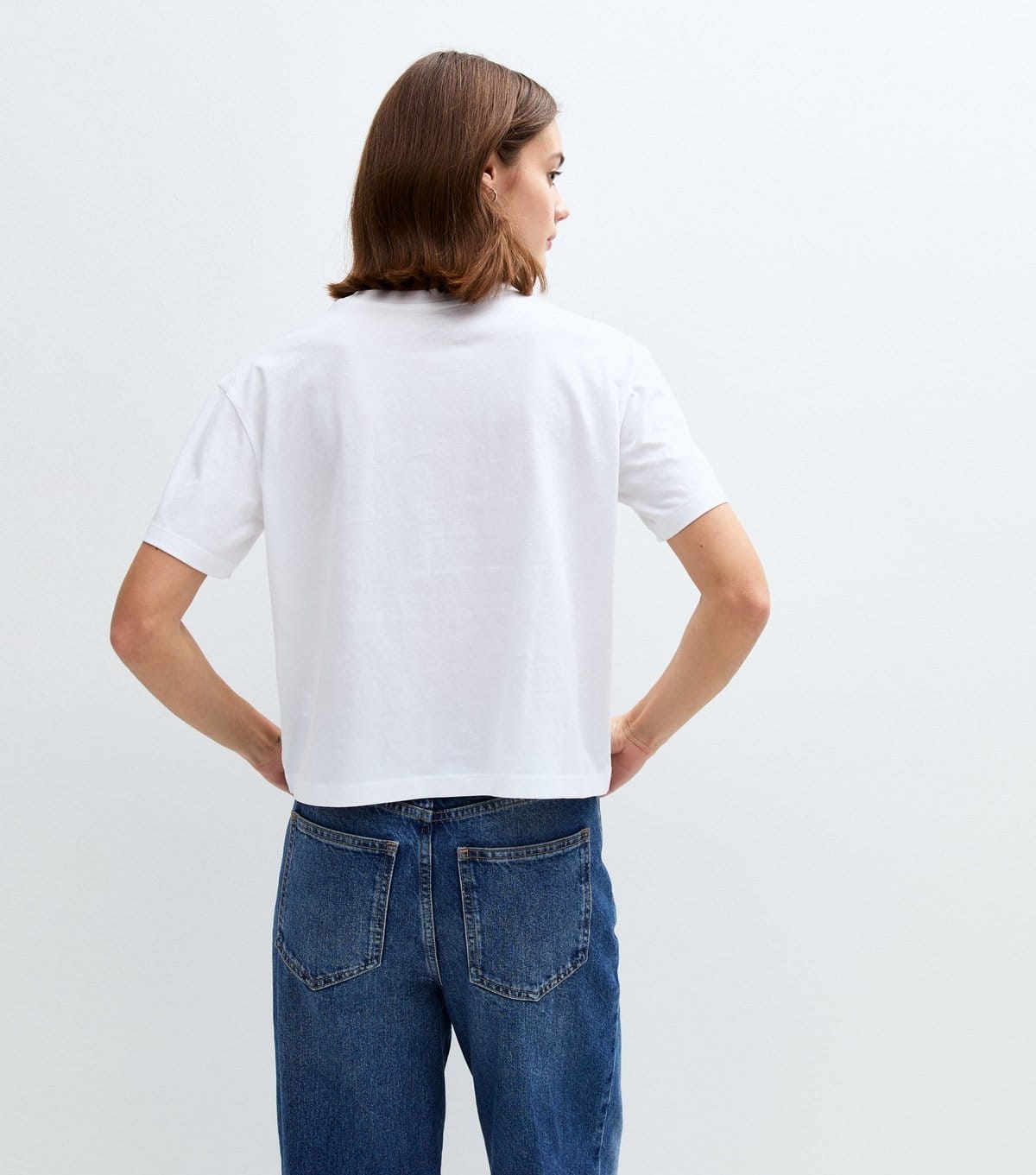 New Look Women's White Boxy Fit T-Shirt New Look - 4