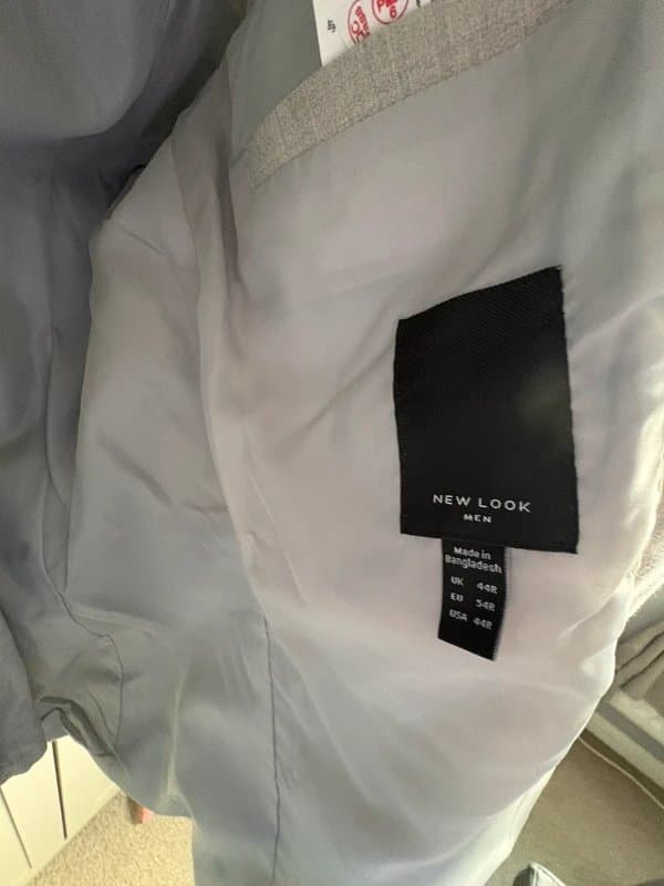 New Look Light grey suit