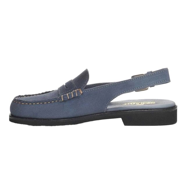Sebago Sebago Women's Dan Flesh Out Suede Sandals in Light Blue - 2