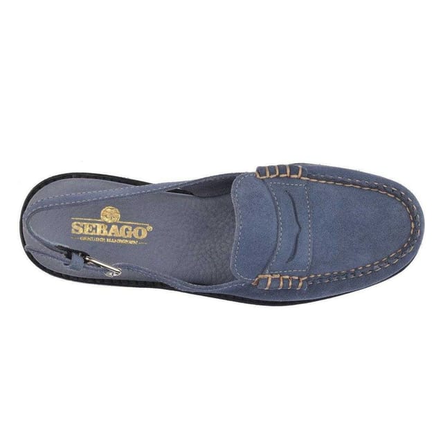 Sebago Sebago Women's Dan Flesh Out Suede Sandals in Light Blue - 3
