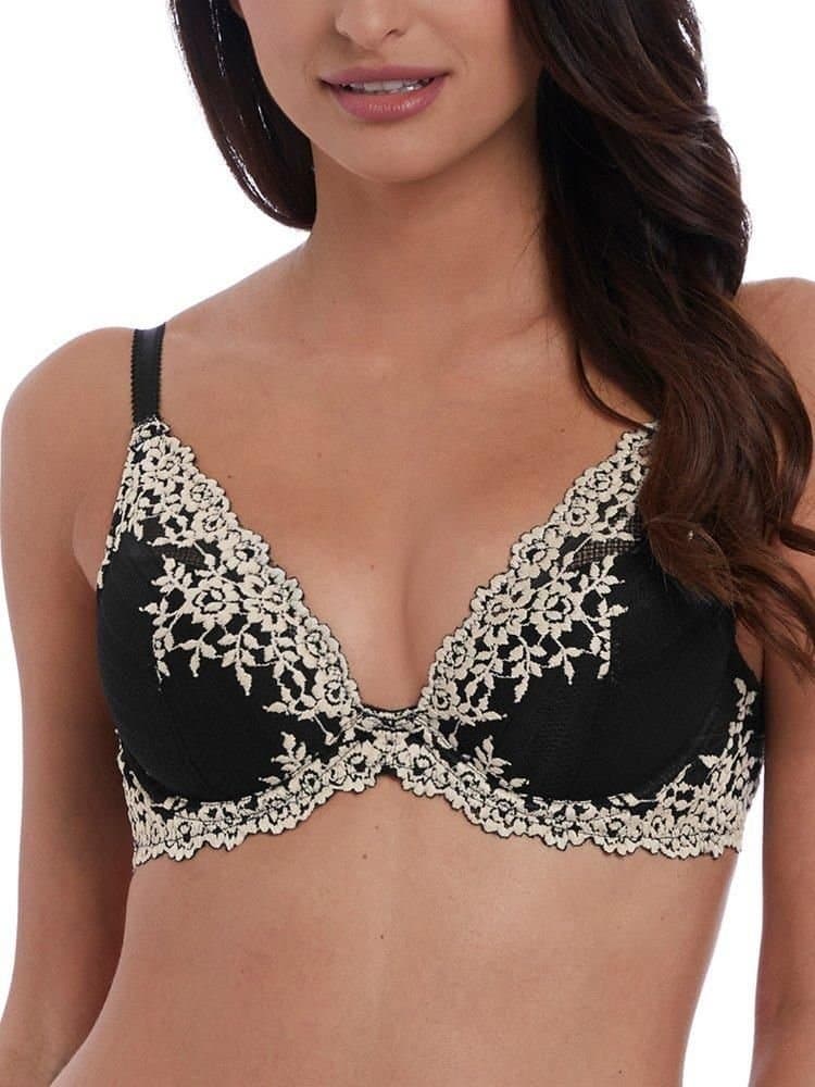 Wacoal Wacoal Women's Embrace Lace Plunge Underwire Bra in Black