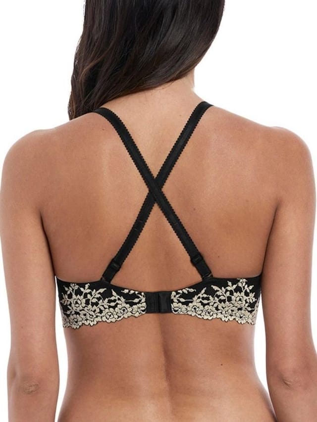 Wacoal Wacoal Women's Embrace Lace Plunge Underwire Bra in Black - 2