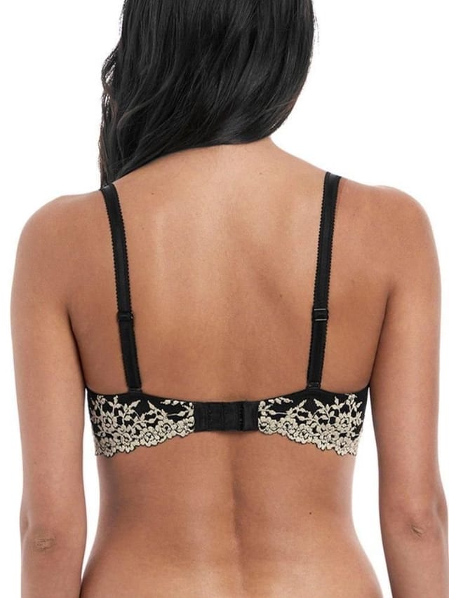 Wacoal Wacoal Women's Embrace Lace Plunge Underwire Bra in Black - 3