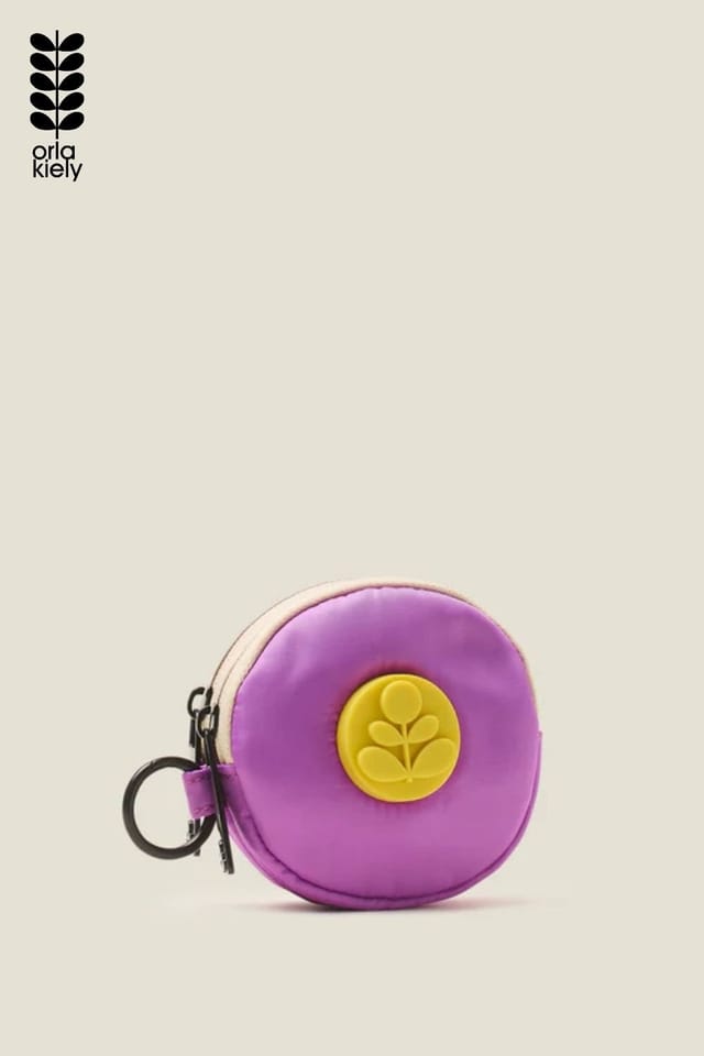 Orla Kiely Orla Kiely Women's Pi Coin Purse - Colourblock Lilac in Purple - 2