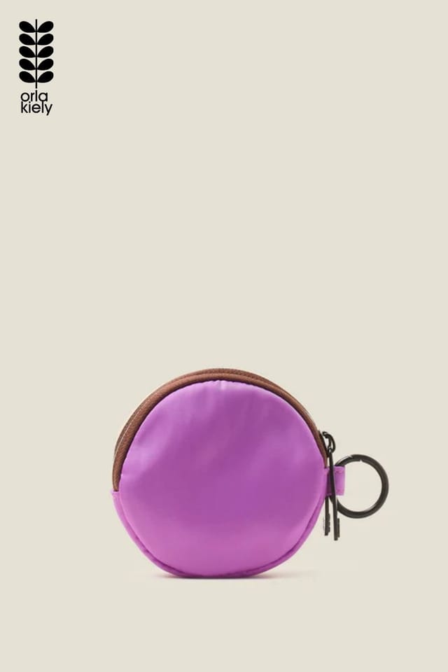 Orla Kiely Orla Kiely Women's Pi Coin Purse - Colourblock Lilac in Purple - 3