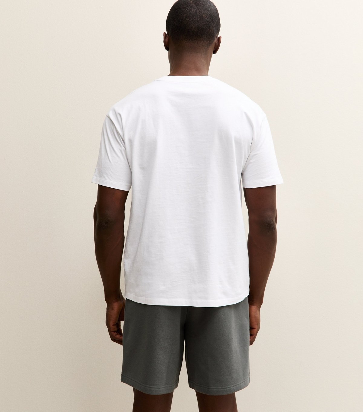 New Look Men's Dark Grey Regular Drawstring Shorts New Look - 4