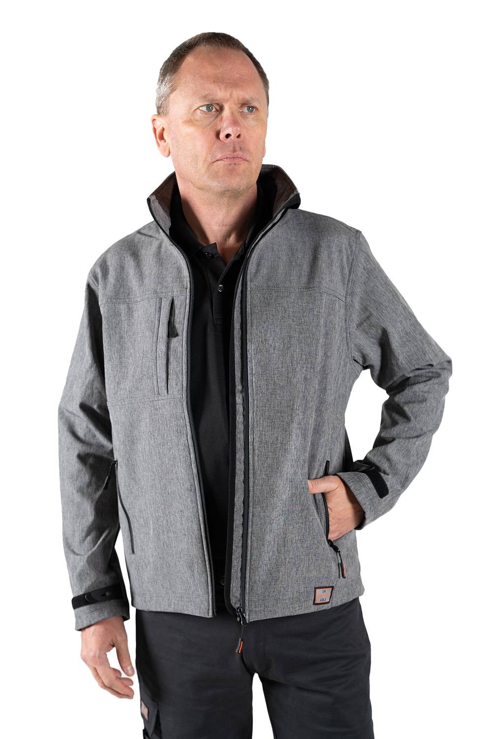 Unbreakable Unbreakable Men's Burghley Waterproof Jackets in Grey - 2