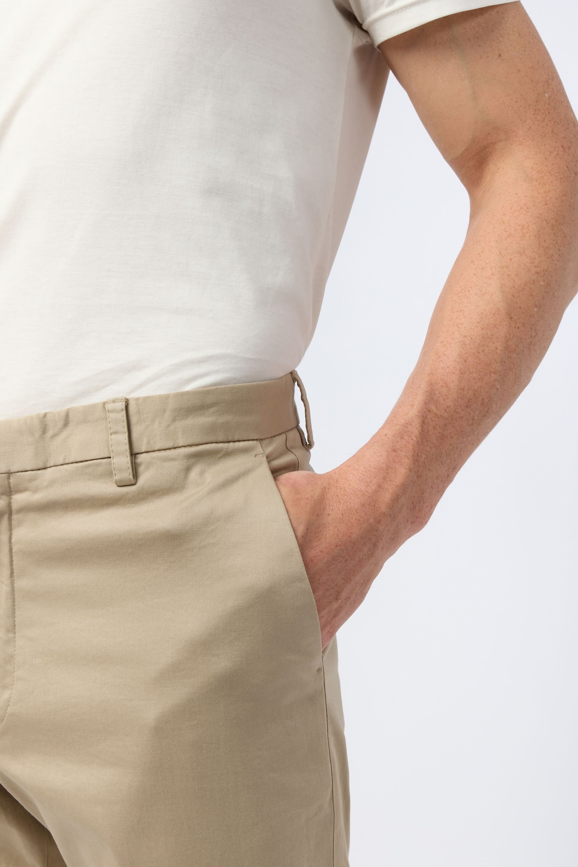 Melka Melka Men's Tailored Fit Chino in Yellow - 3