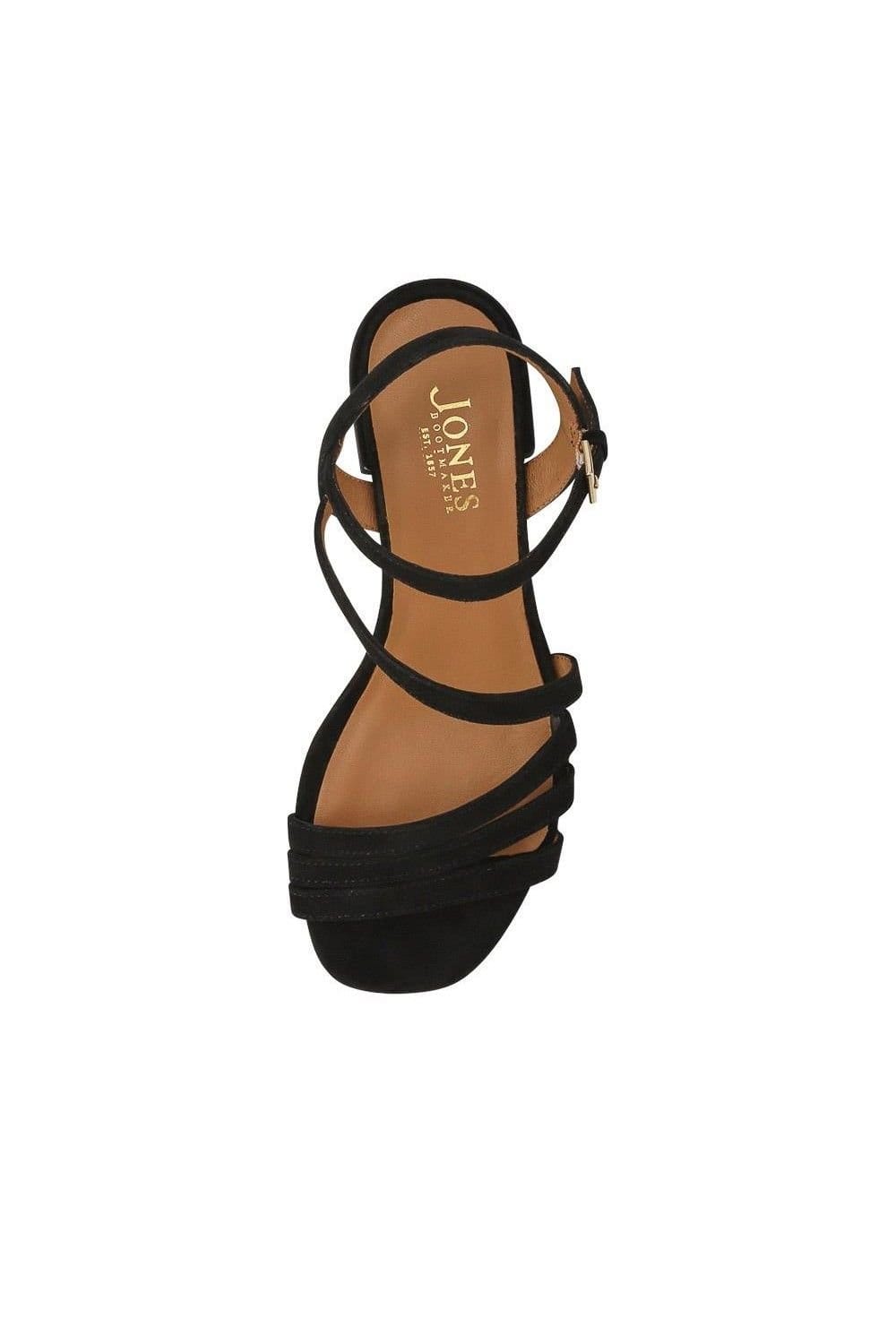 Jones Bootmaker Jones Bootmaker Women's Ginette Wide-Fit Leather Sandals in Black - 4