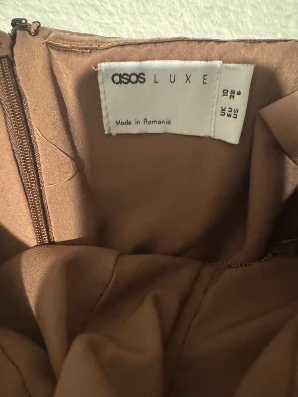 ASOS Asos deluxe Bronze Satin