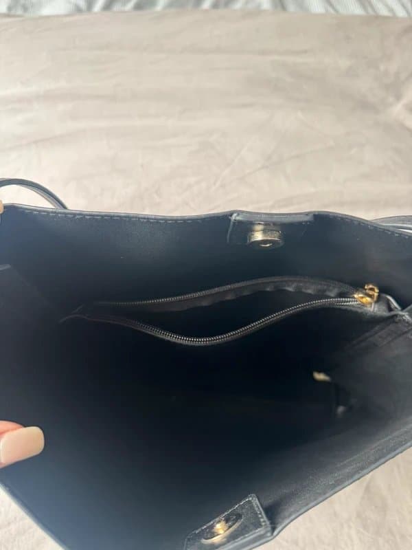 ASOS Basque Leather Tote Bag