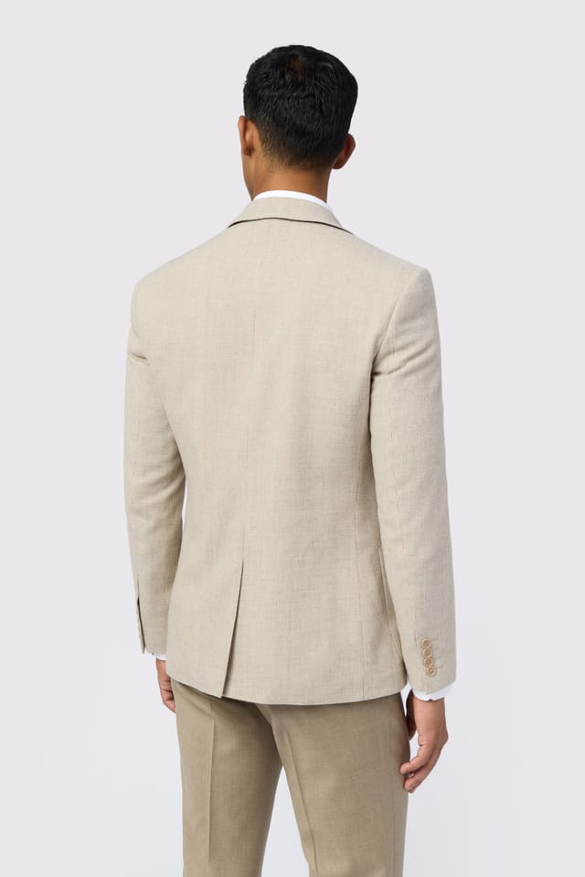 Ted Baker Ted Baker Men's Monro Slim Fit Puppytooth Jacket in Nude - 3