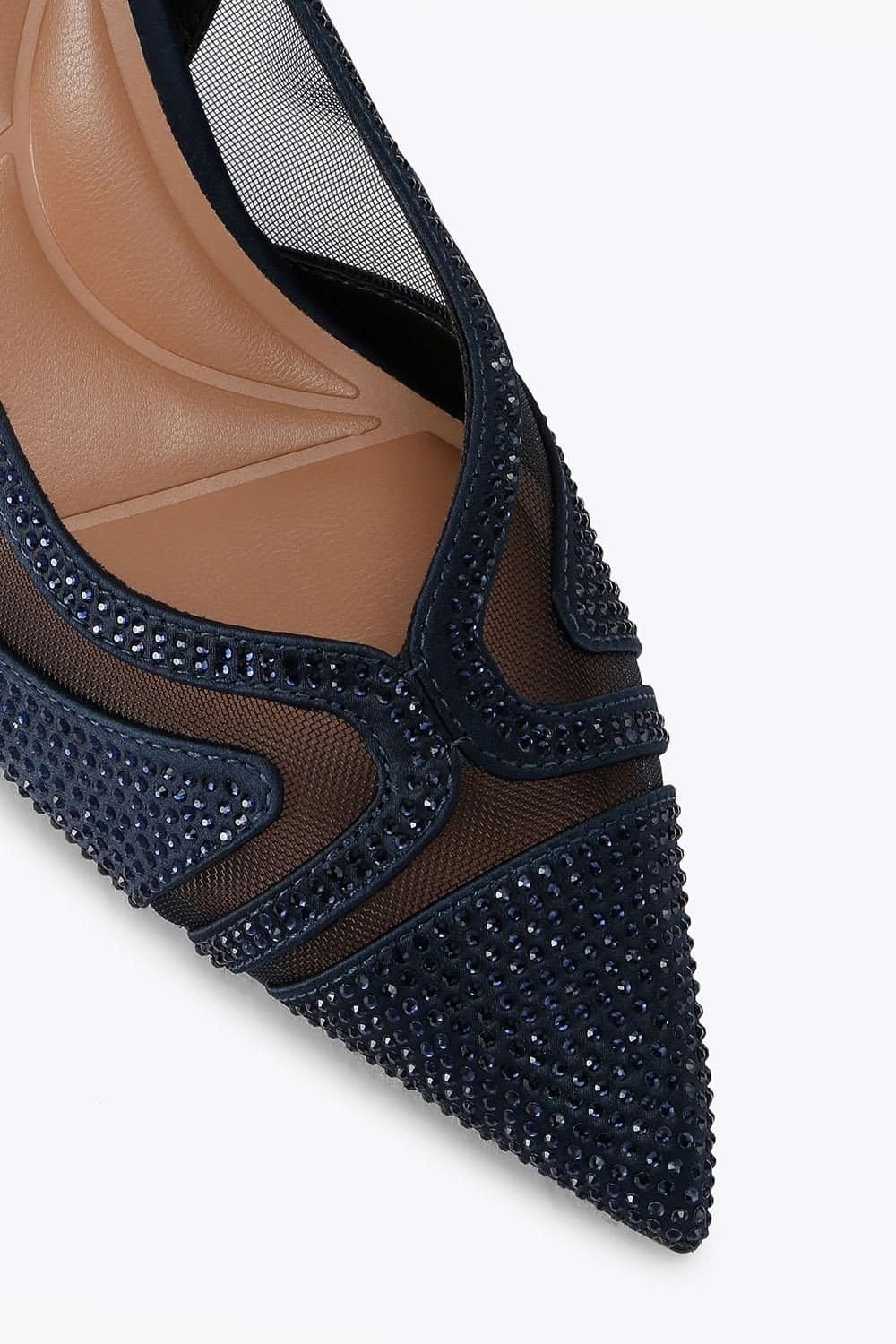 Carvela Carvela Women's 'Fantastico Sling' Heels in Navy - 4