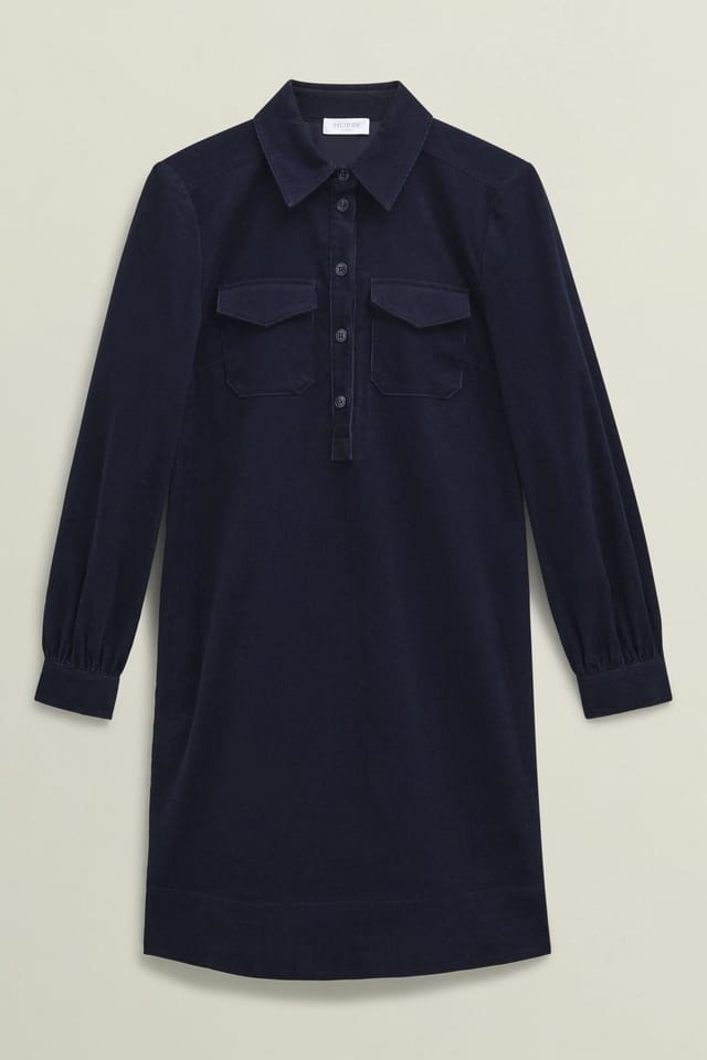 Hobbs London Hobbs London Women's Lena Dress in Dark Navy - 2