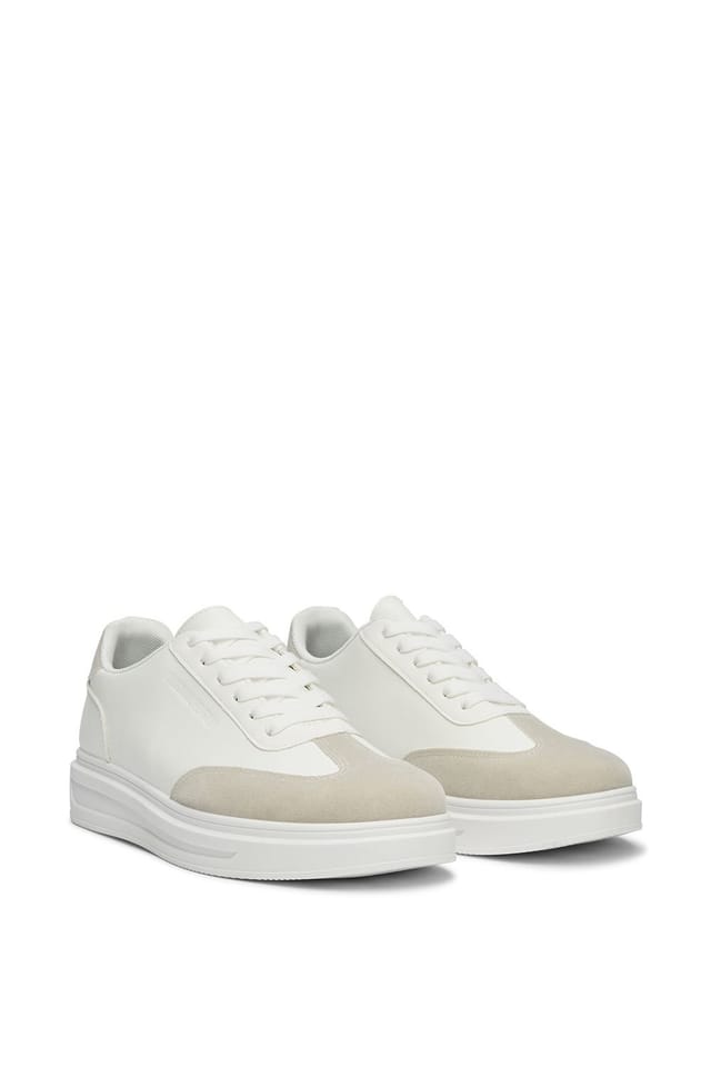 Original Penguin Original Penguin Men's 'Mode' Cupsole Trainer in White - 3