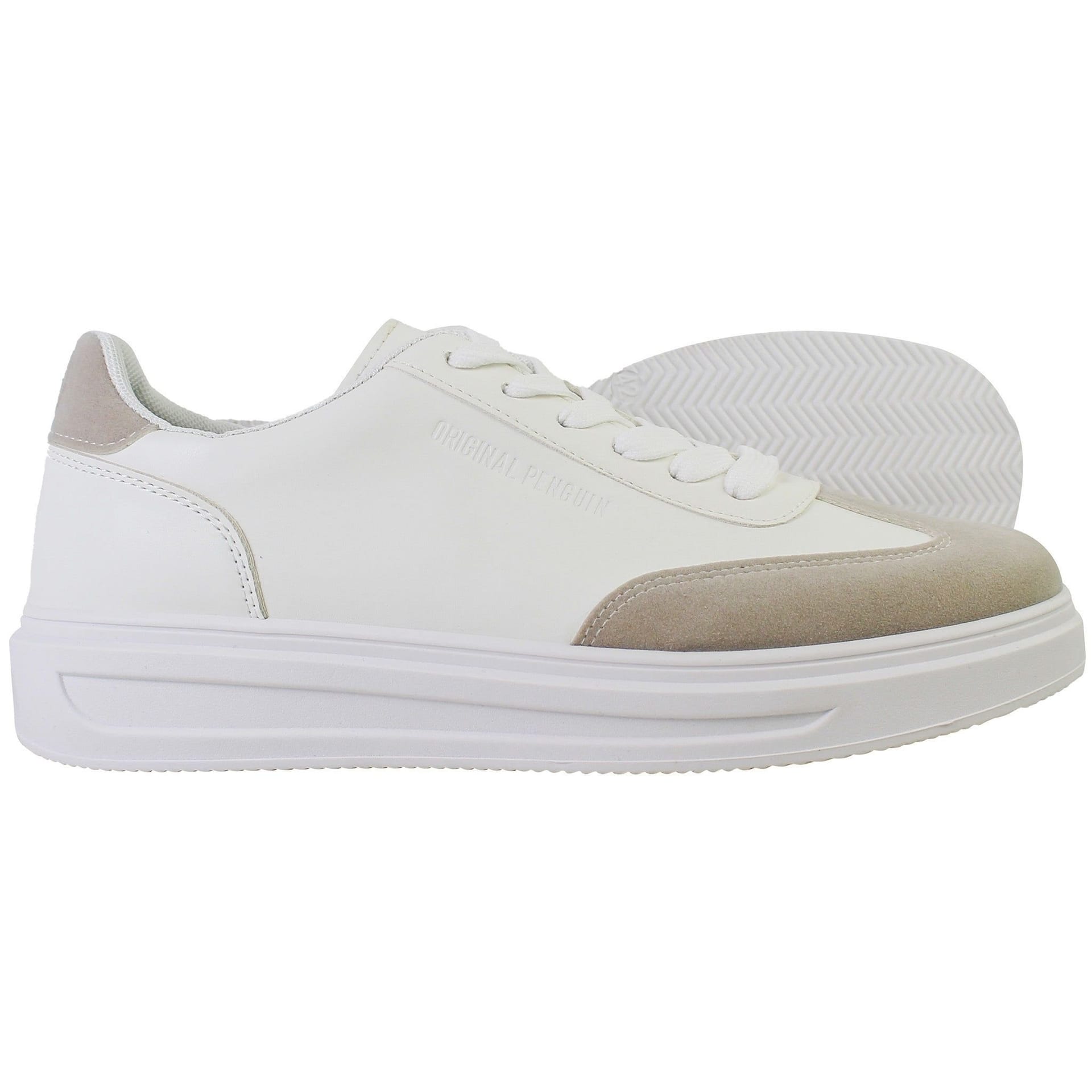 Original Penguin Original Penguin Men's 'Mode' Cupsole Trainer in White - 4