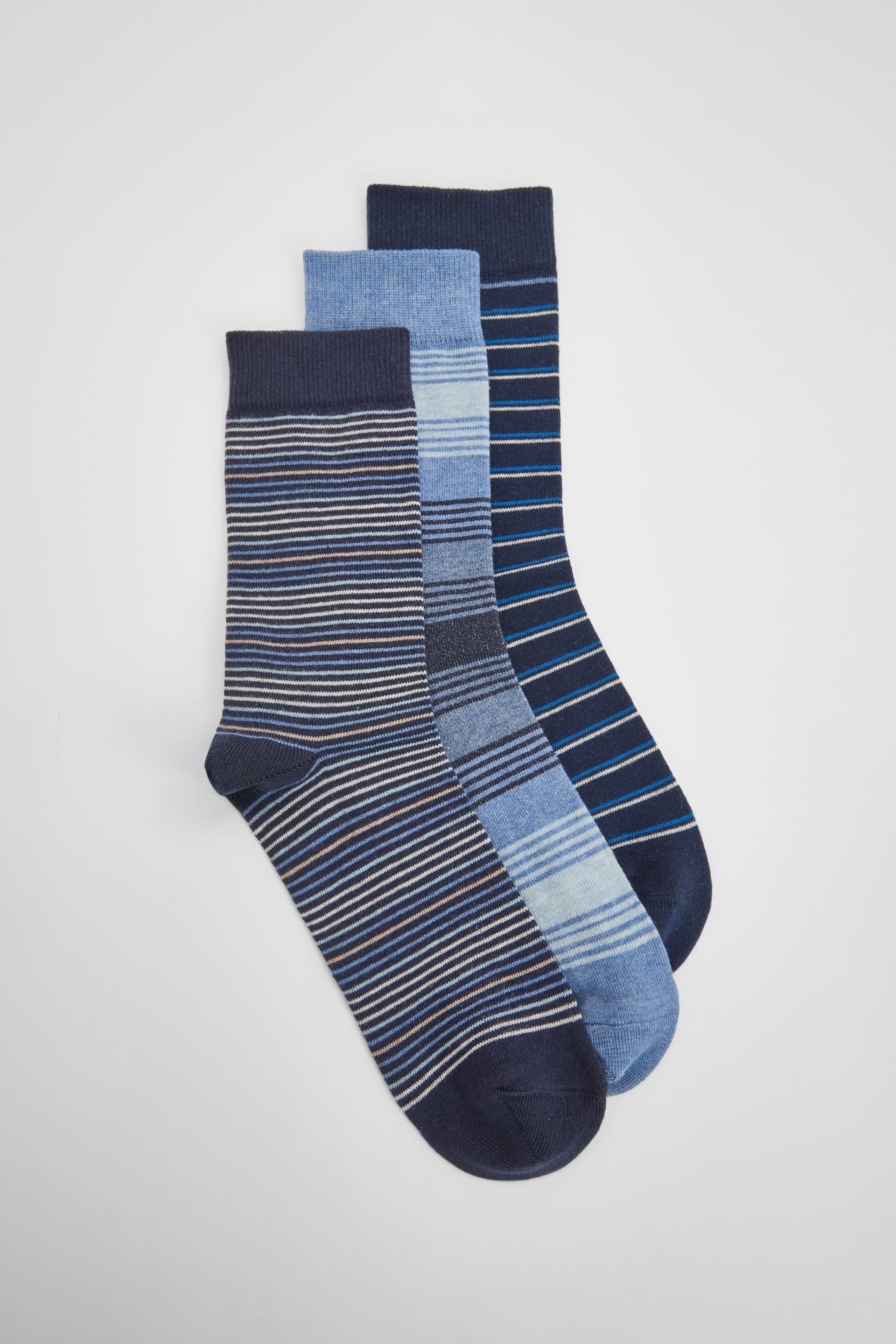 Maine Maine Men's Multi 3 Pack Striped Socks