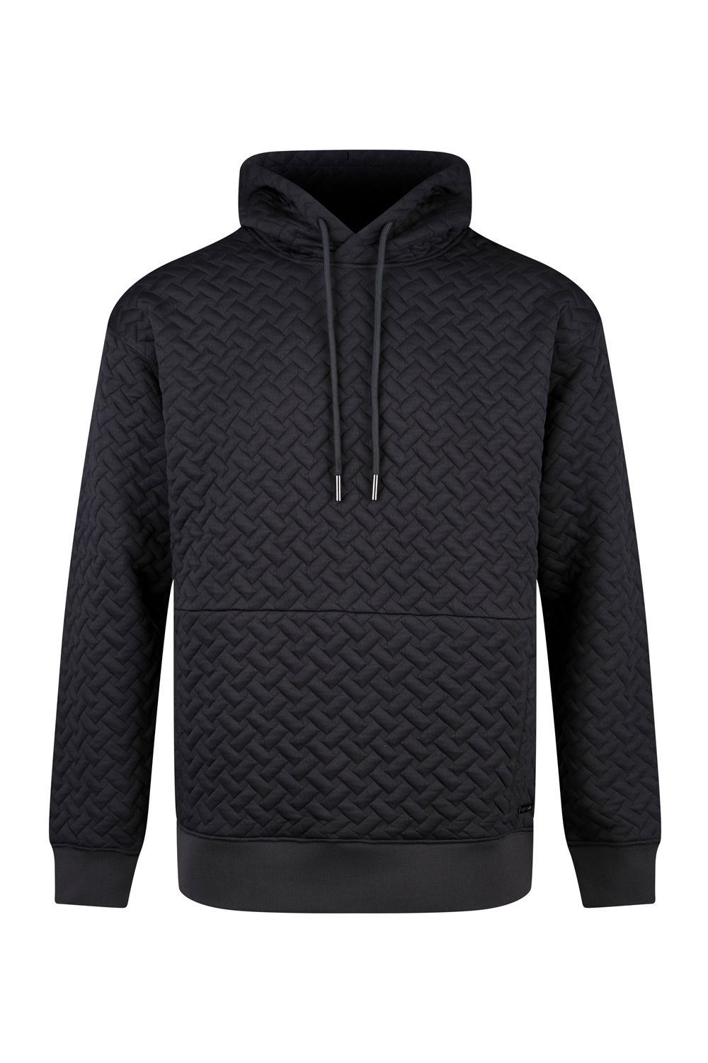 Luke 1977 Luke 1977 Men's Melrose Texture Overhead Hoodie in Charcoal - 4