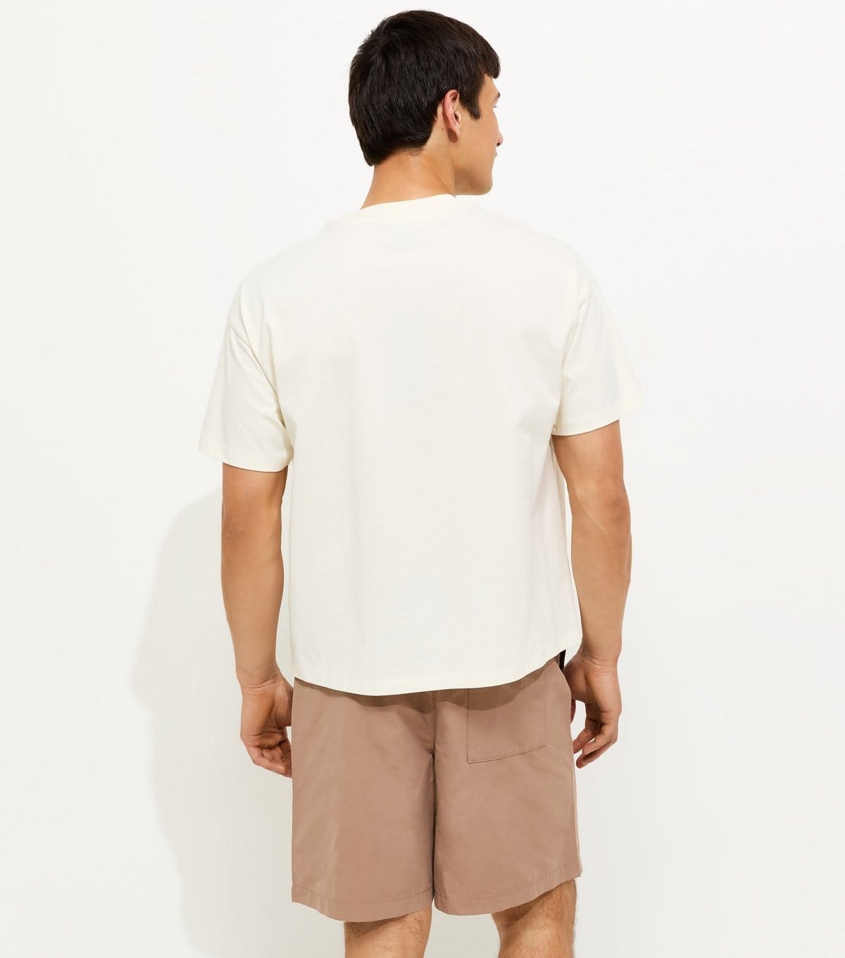 New Look Men's Brown Relaxed Pull On Shorts New Look - 4