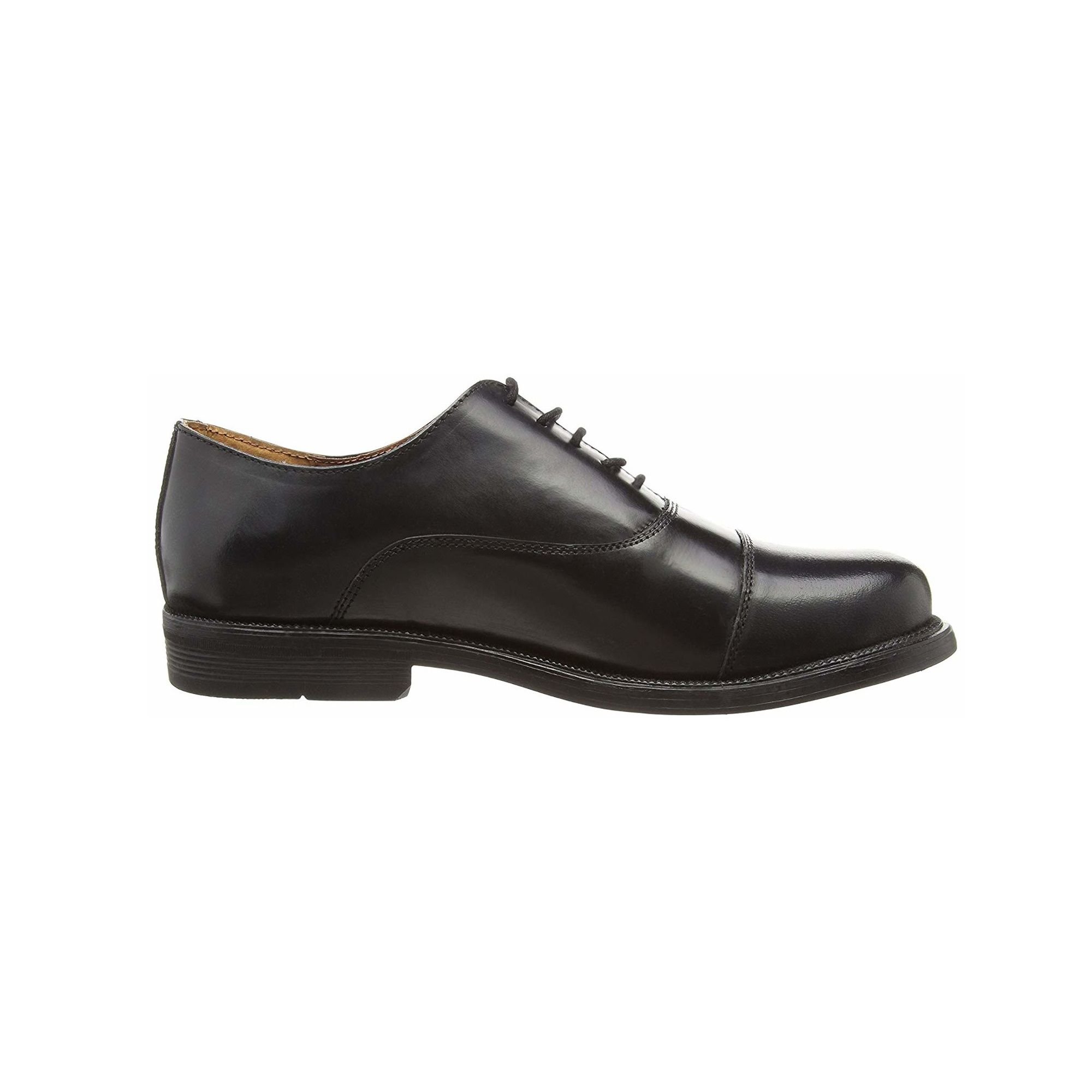 Scimitar Scimitar Men's Capped Oxford Cadet Shoes in Black - 4