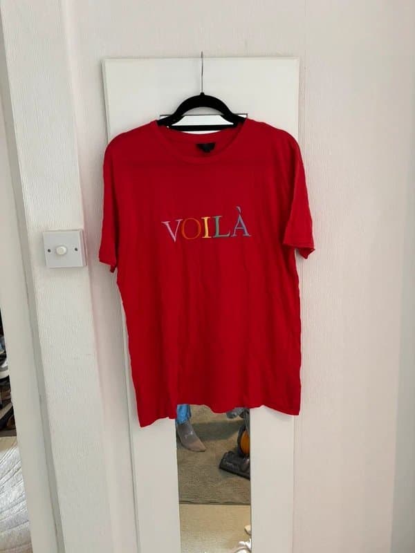 Topshop Top-shop embroidered graphic T-shirt
