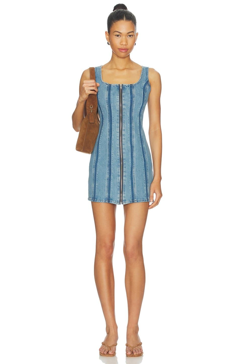 revolve Seamed Zip Dress