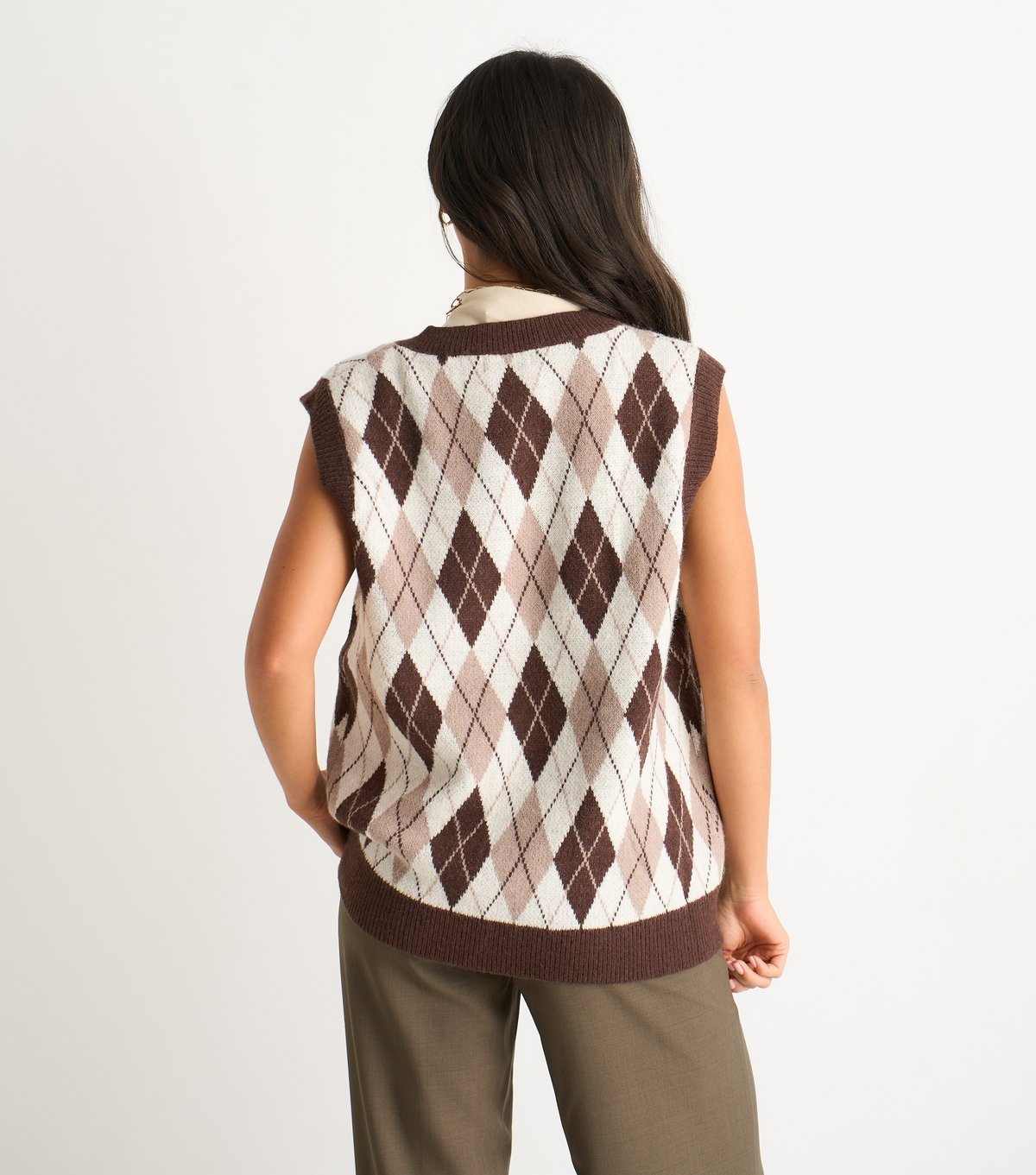 Gini London Women's Brown Knit Vest Top Gini London New Look - 4