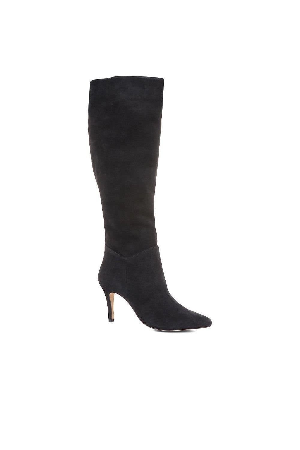 Jones Bootmaker Jones Bootmaker Women's Luz Stiletto Knee High Boots in Black