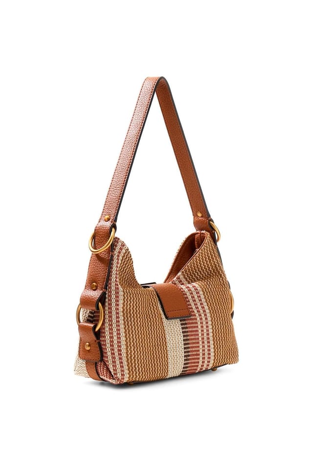 Guess Guess Women's Camden Mini Shoulder Bag Cognac Brown - 2