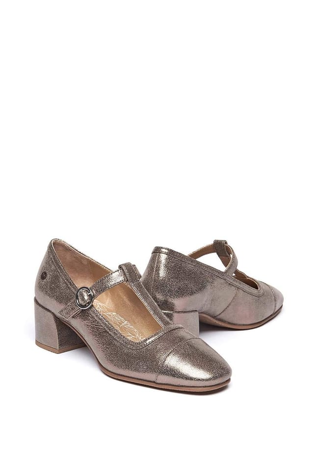 Moshulu Moshulu Women's 'Buchoo' T-Bar Heel in Metallics - 2