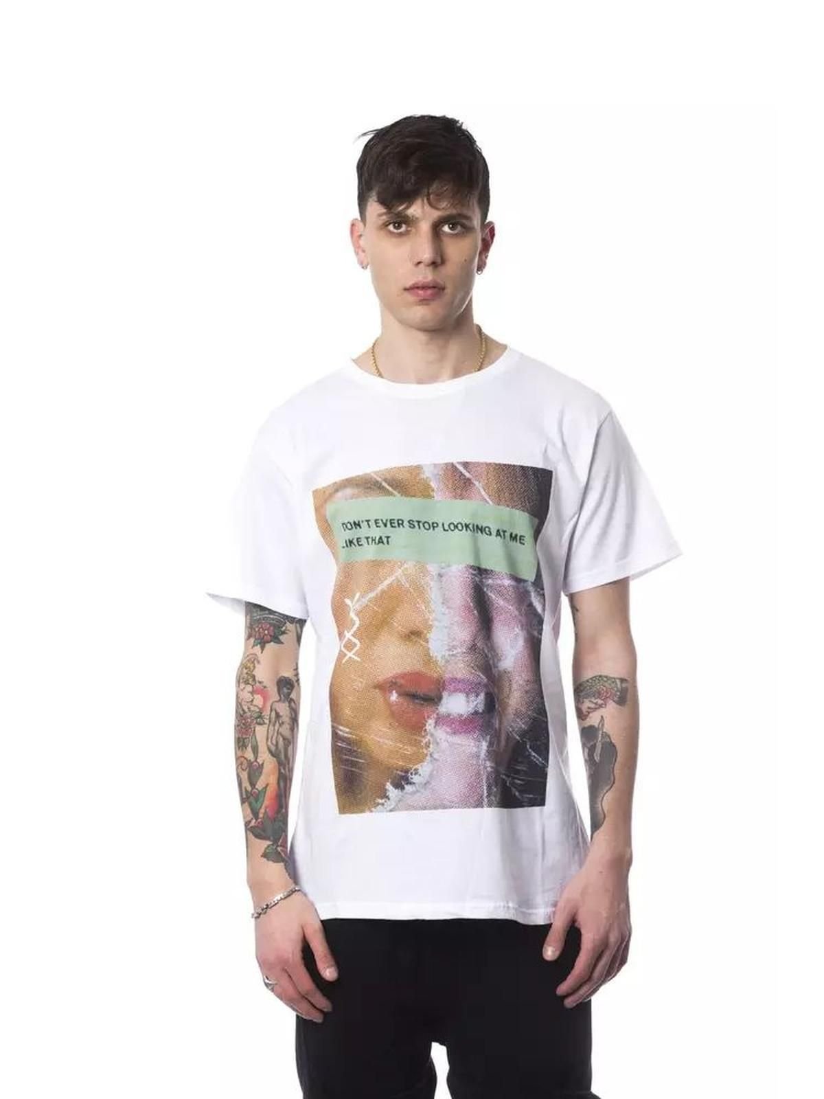 Other Other Men's White Cotton T-Shirt - 2
