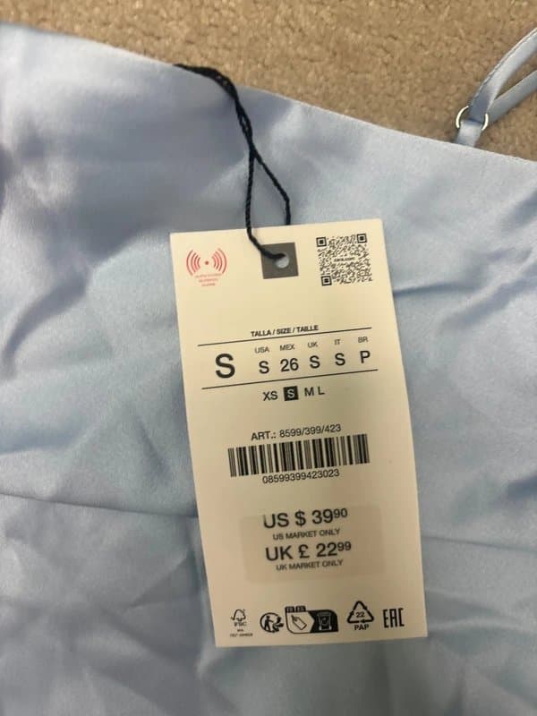 Zara Zara silk top