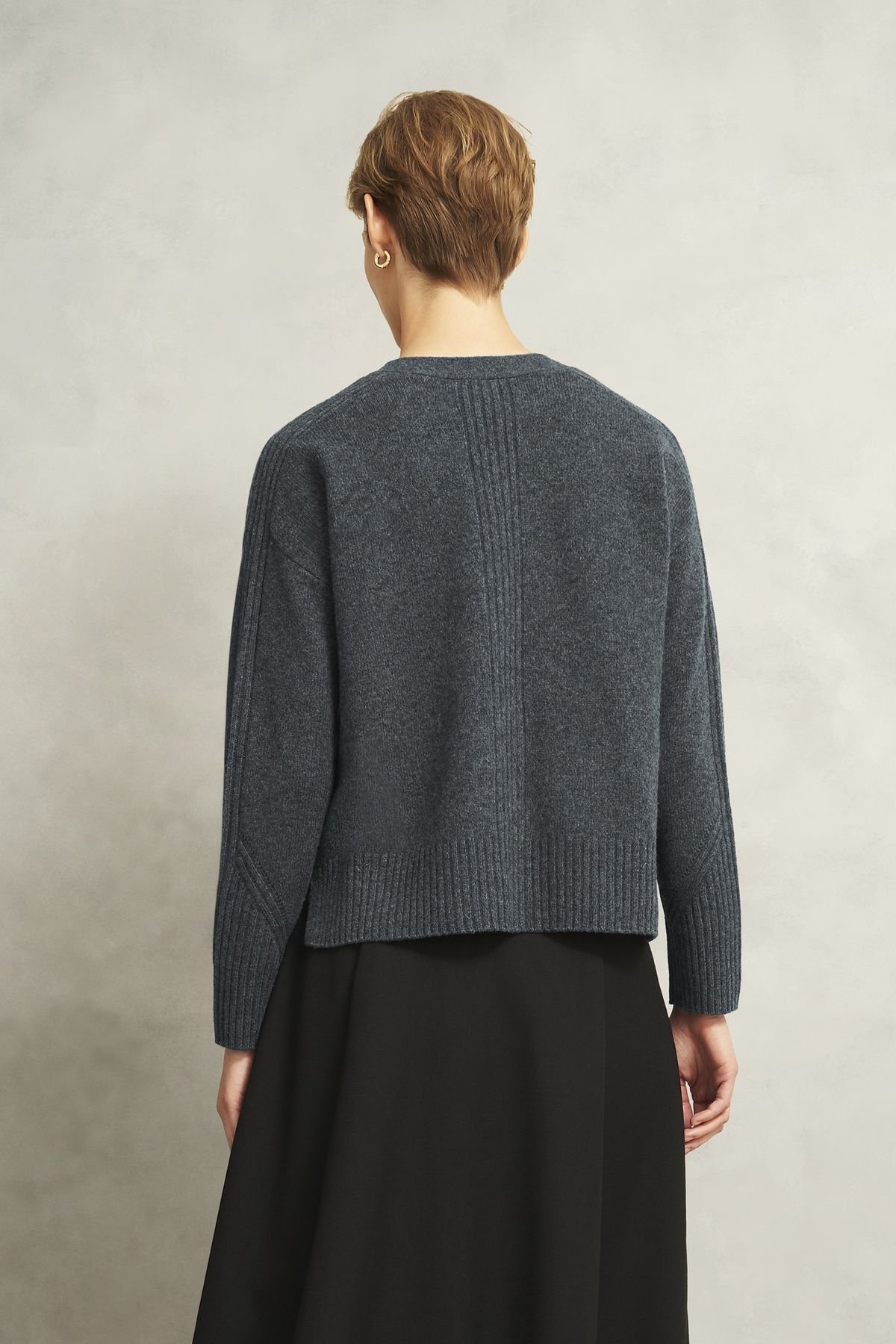 Hobbs London Hobbs London Women's Elida Cardigan in Dark Grey - 4