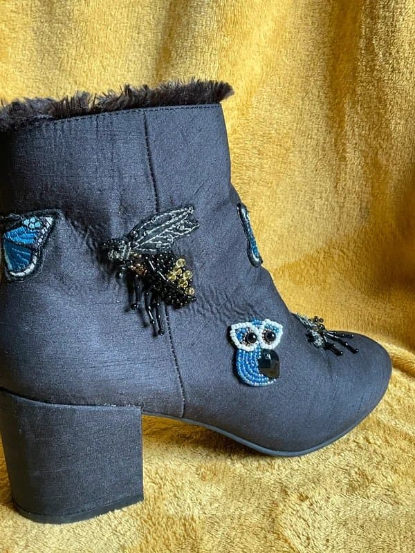 ASOS Beaded Ankle Boots