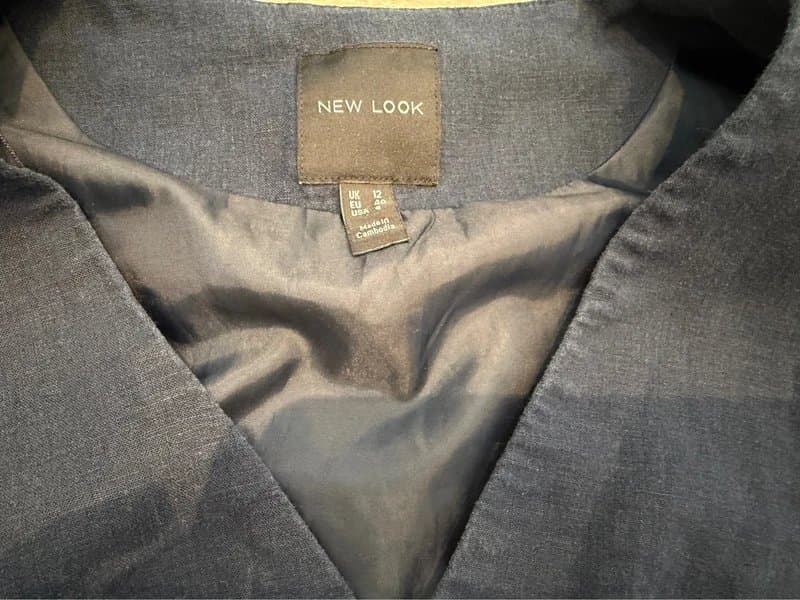 New Look New look Navy Waistcoat Top – Tailored Fit