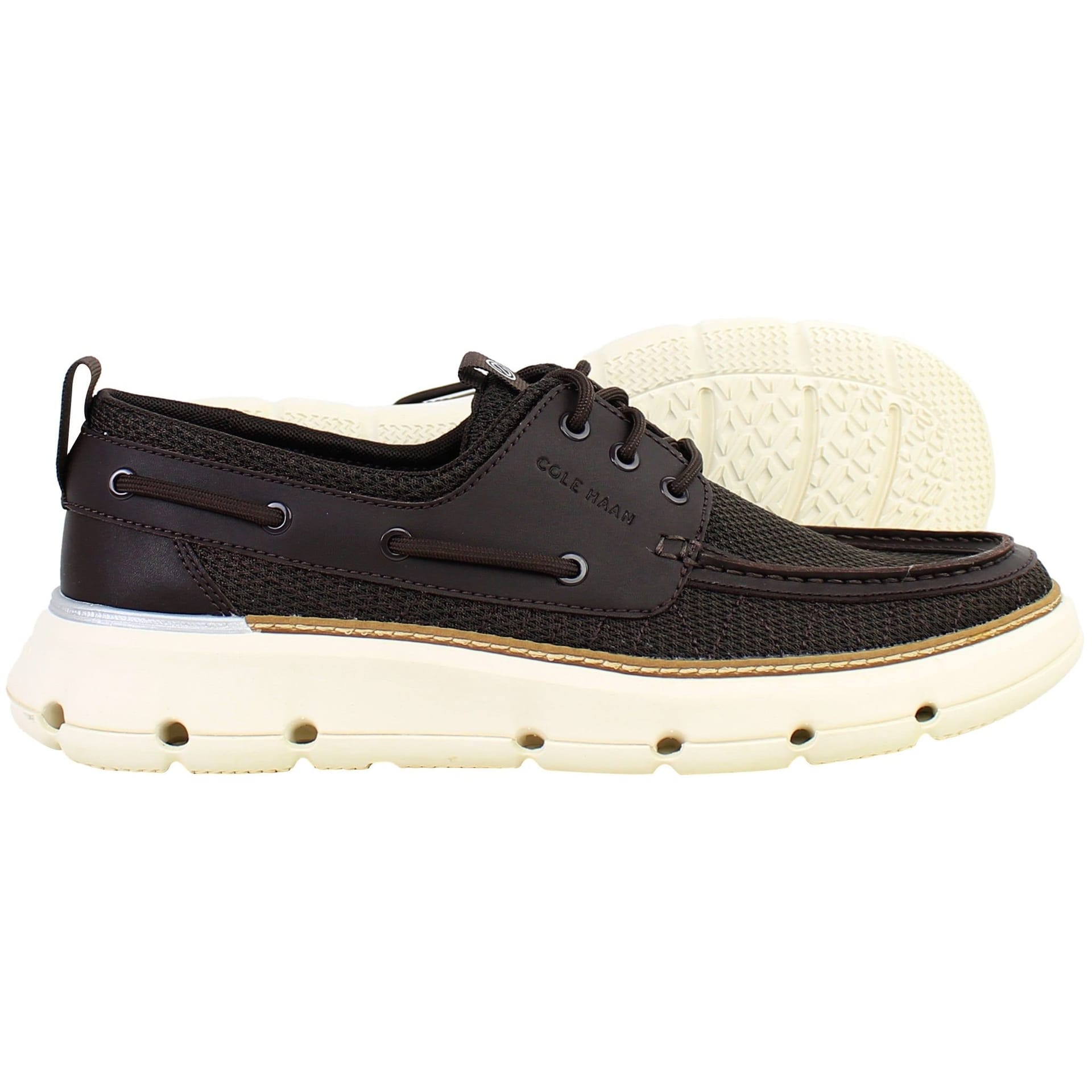 Cole Haan Cole Haan Men's ZERØGRAND Regatta Brown Boat Shoes - 4