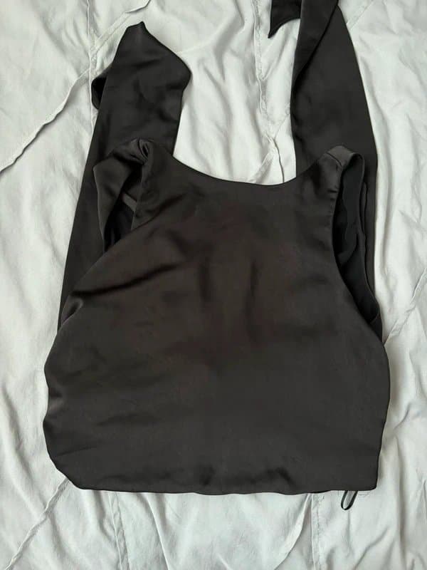 New Look New look tie back satin top