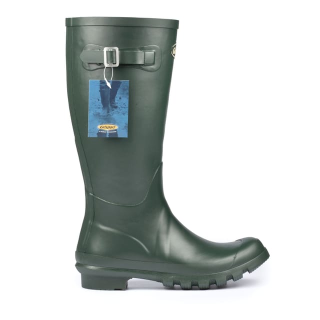 GriSport Grisport Men's Rubber Wellington Boots in Green - 3