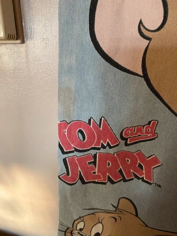 No Label Tom and Jerry graphic denim jeans