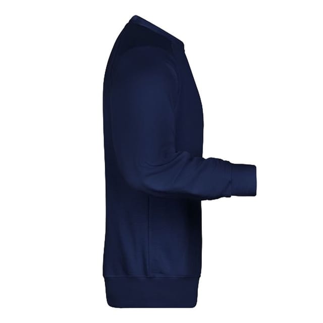 James and Nicholson James and Nicholson Men's Plain Sweatshirt in Navy - 3
